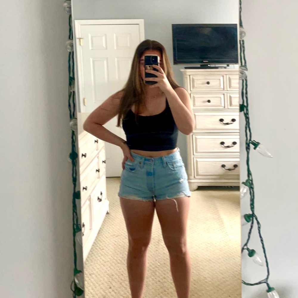 Hollister: Black top, Size M